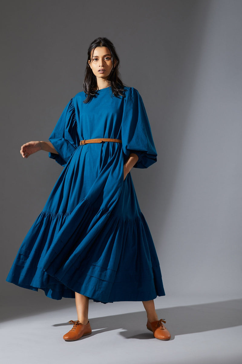 MATI KAAVYA AAKAAR - AW BLUE Dress by Mati for women in Singapore