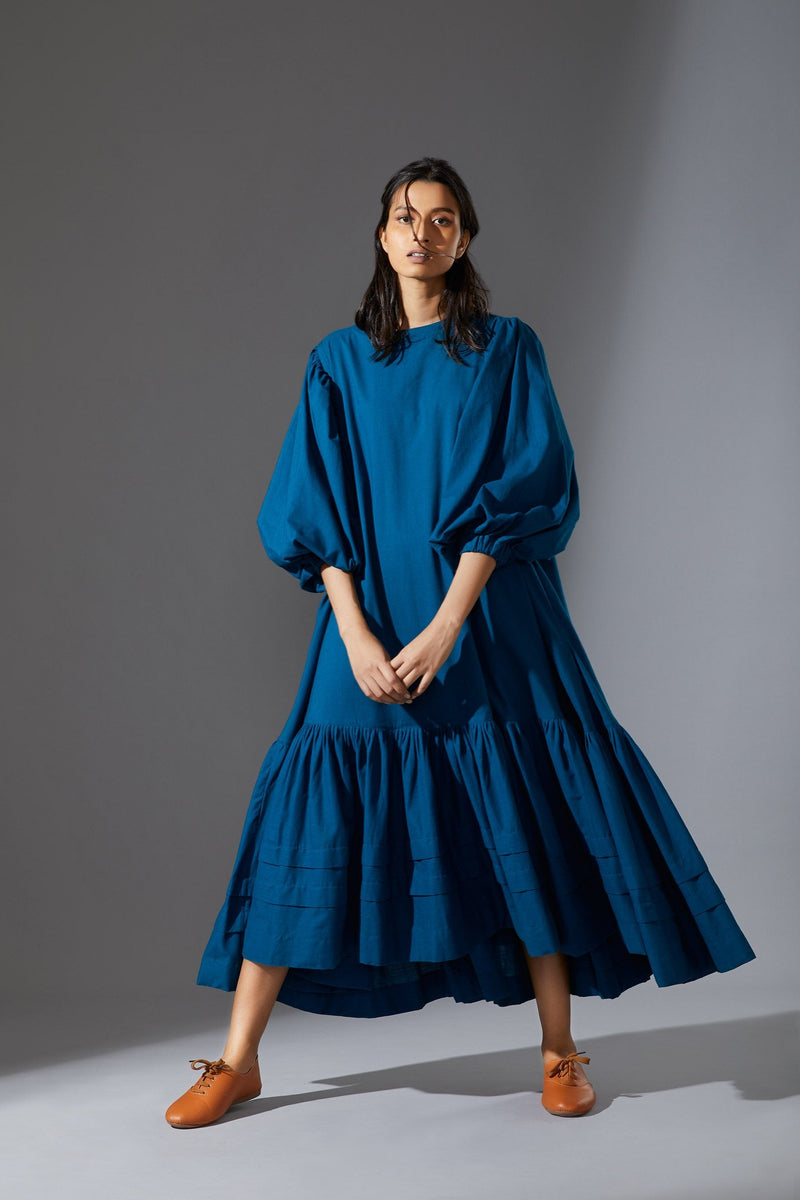 MATI KAAVYA AAKAAR - AW BLUE Dress by Mati for women in Singapore