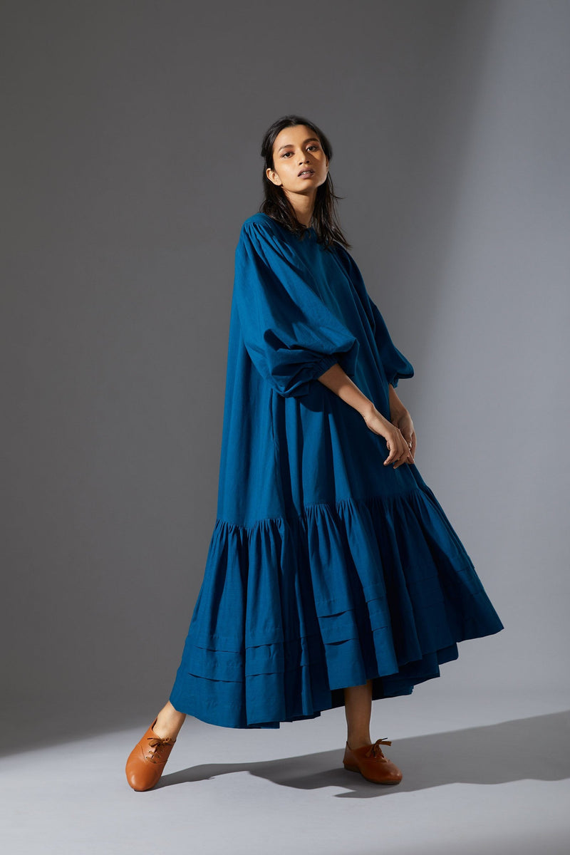 MATI KAAVYA AAKAAR - AW BLUE Dress by Mati for women in Singapore