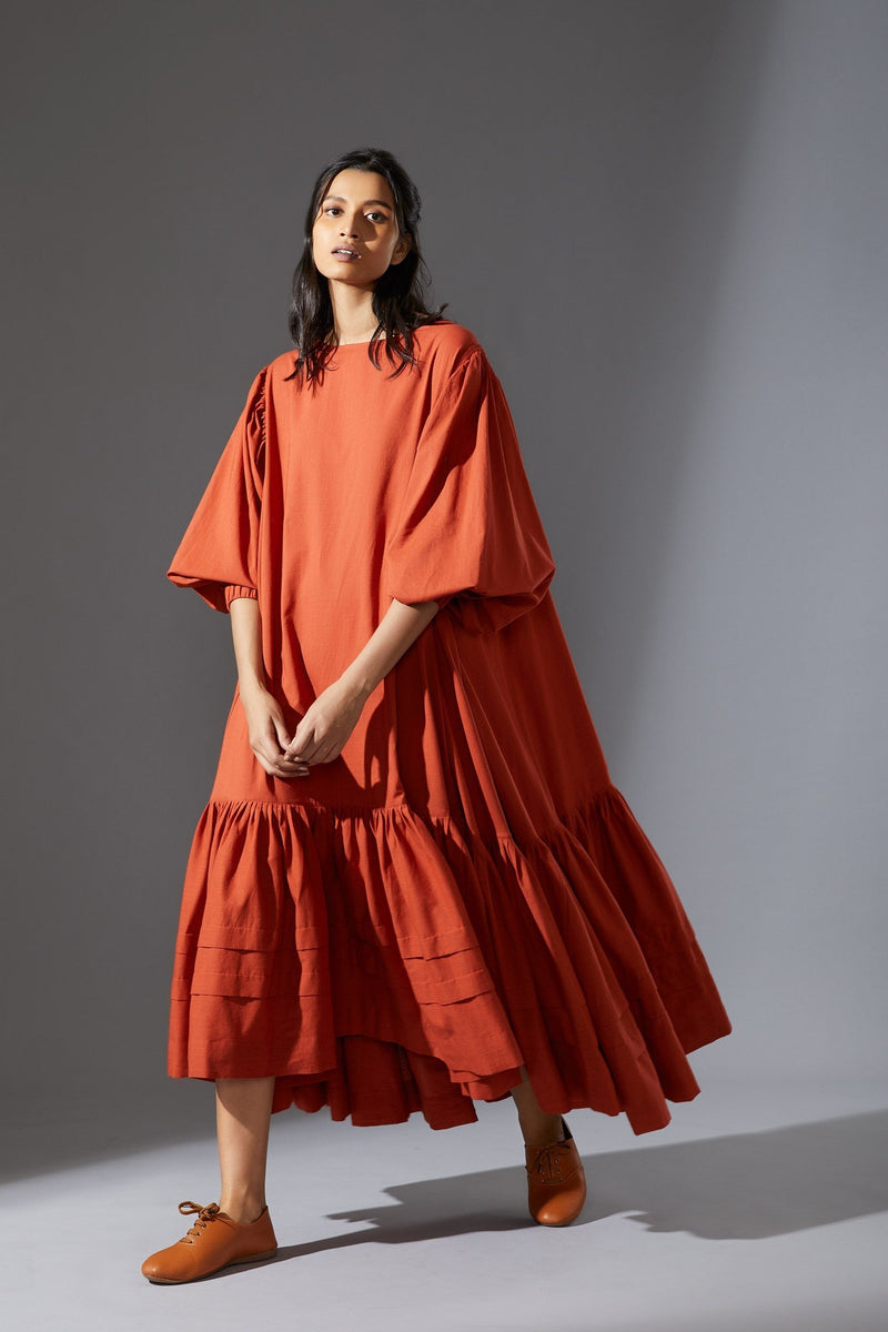 MATI KAAVYA AAKAAR - AW RUST Dress by Mati for women in Singapore