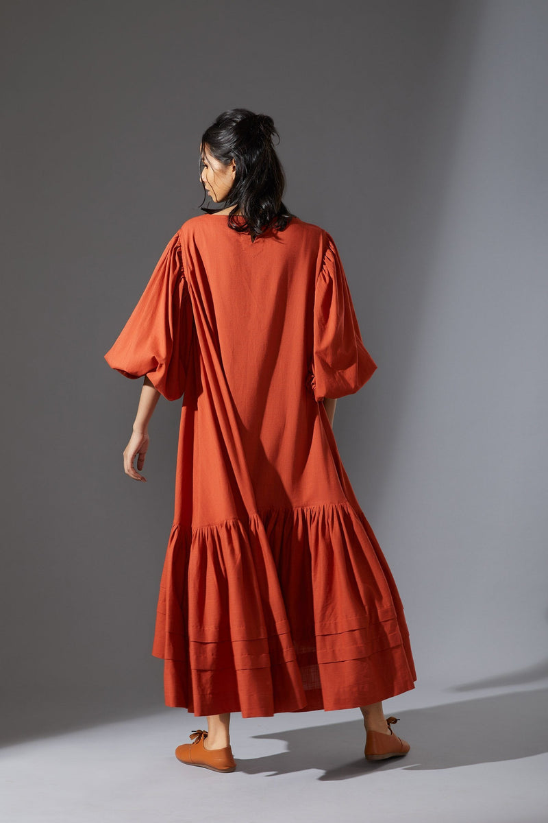 MATI KAAVYA AAKAAR - AW RUST Dress by Mati for women in Singapore