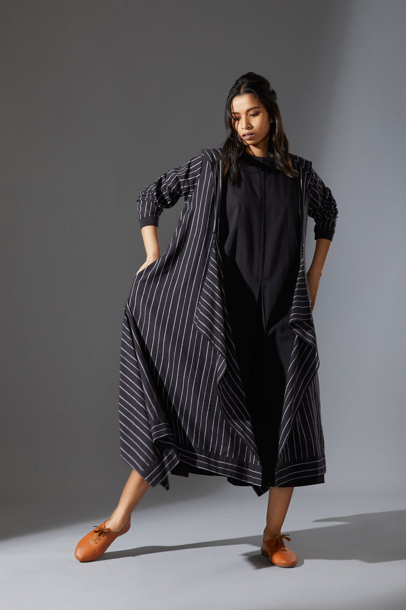 MATI KOZA SET - AW BLACK Co-ord Set by Mati in black color for women in Singapore