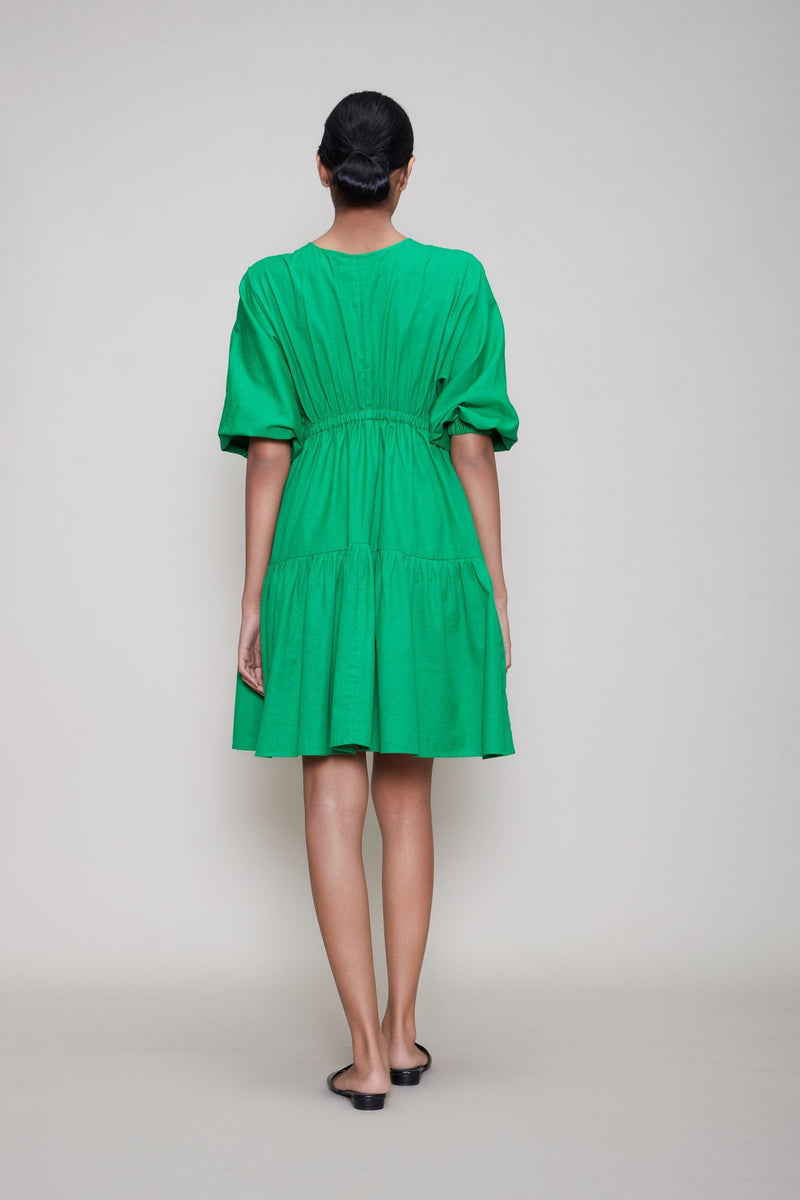 MATI NEW CITRA AAKAAR - GREEN Dress by Mati in green color for women in Singapore