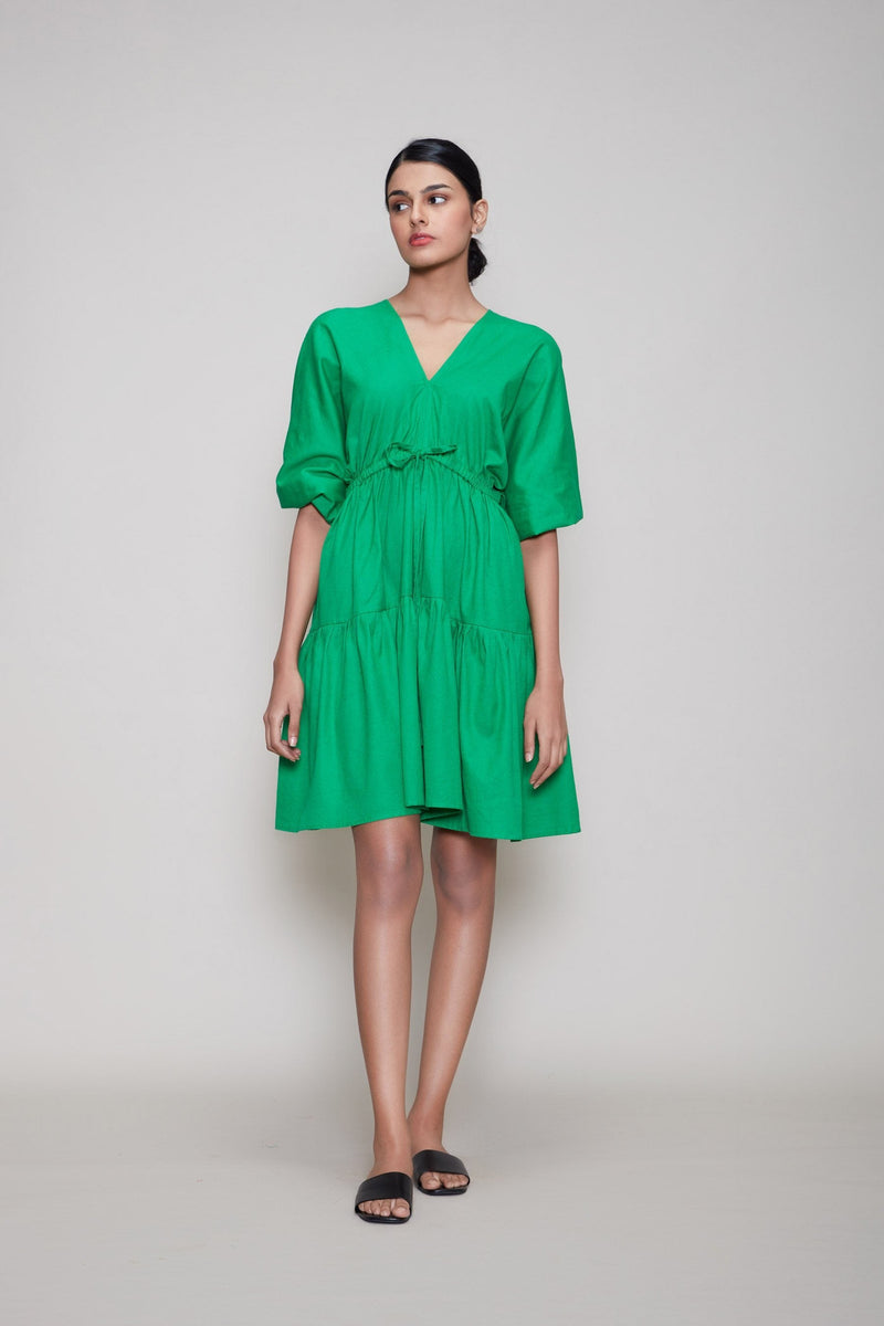 MATI NEW CITRA AAKAAR - GREEN Dress by Mati in green color for women in Singapore