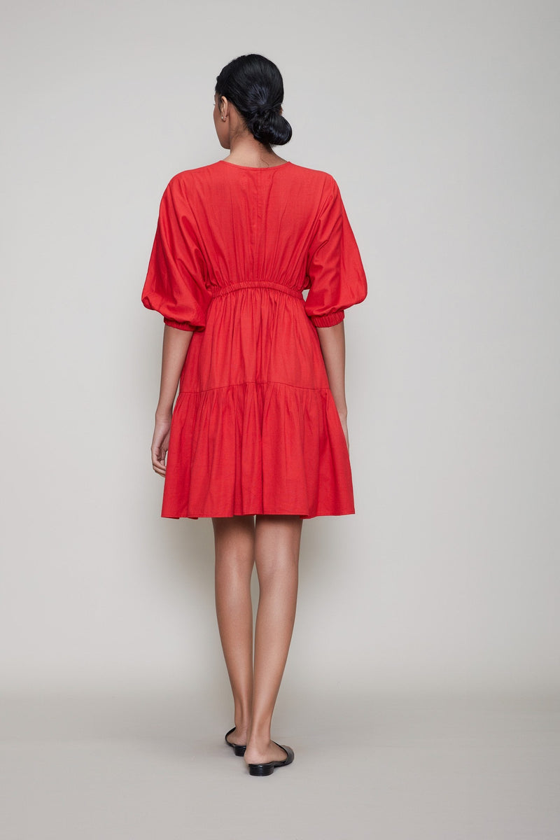 MATI NEW CITRA AAKAAR-RED Dress by Mati for women in Singapore