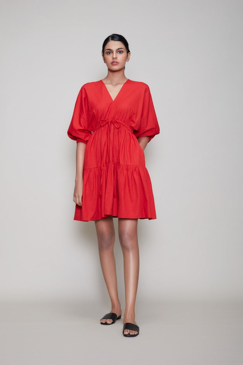 MATI NEW CITRA AAKAAR-RED Dress by Mati for women in Singapore