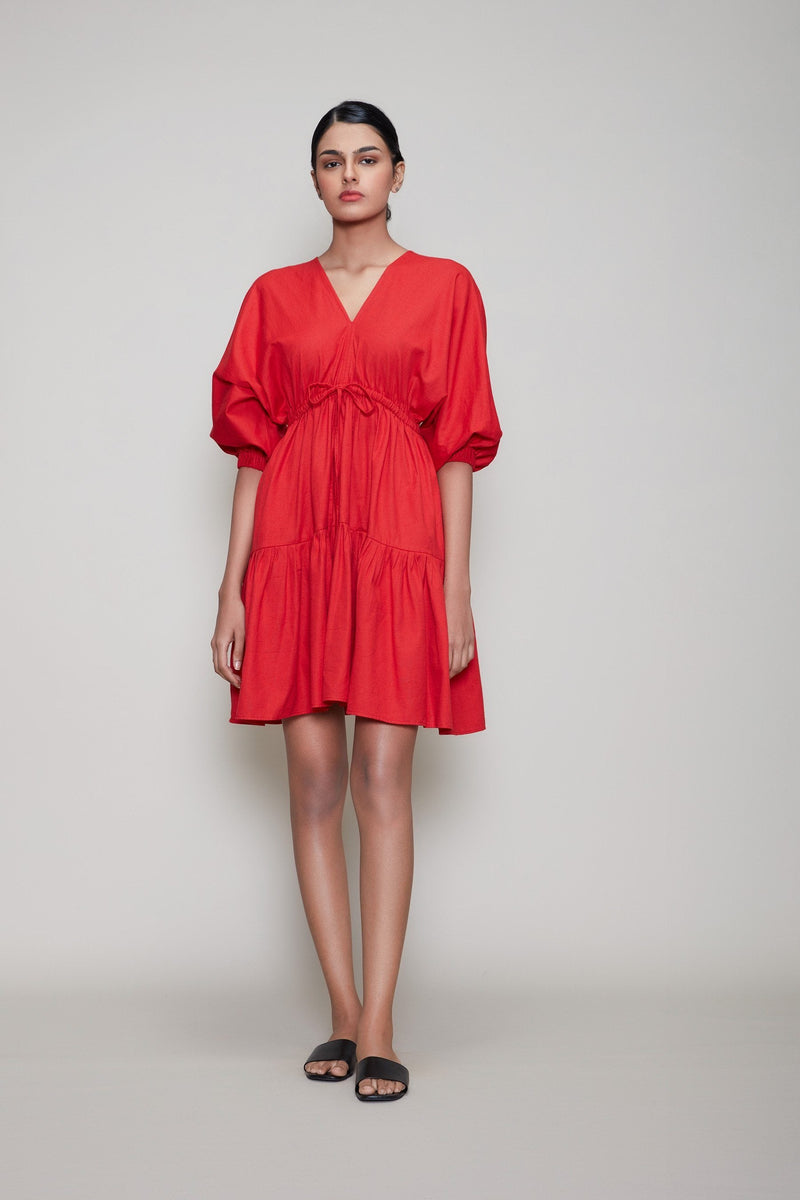 MATI NEW CITRA AAKAAR-RED Dress by Mati for women in Singapore