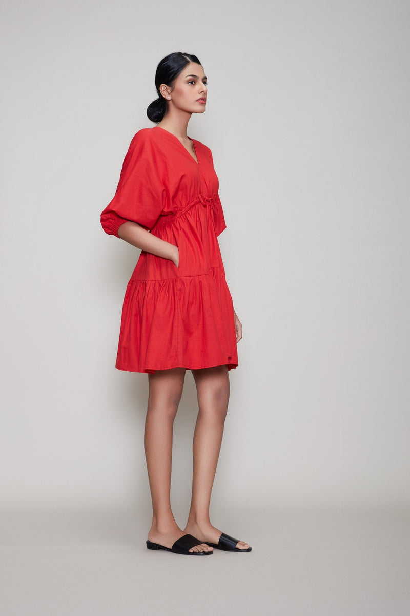MATI NEW CITRA AAKAAR-RED Dress by Mati for women in Singapore
