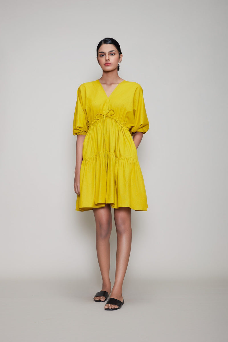 MATI NEW CITRA AAKAAR - YELLOW Dress by Mati for women in Singapore