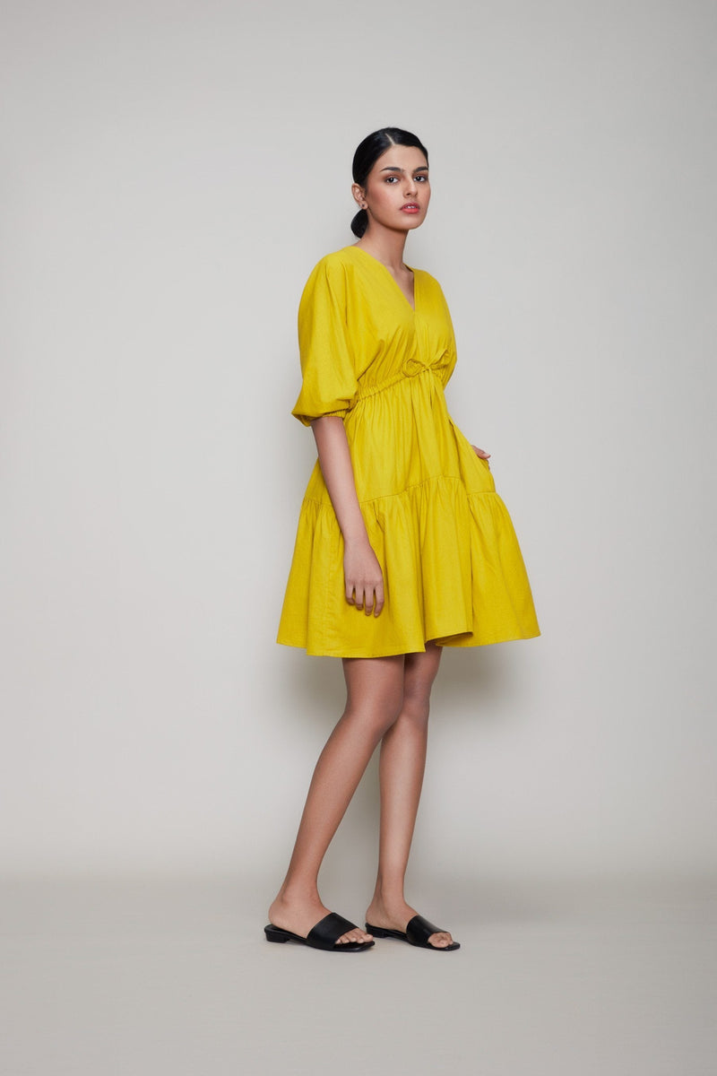 MATI NEW CITRA AAKAAR - YELLOW Dress by Mati for women in Singapore