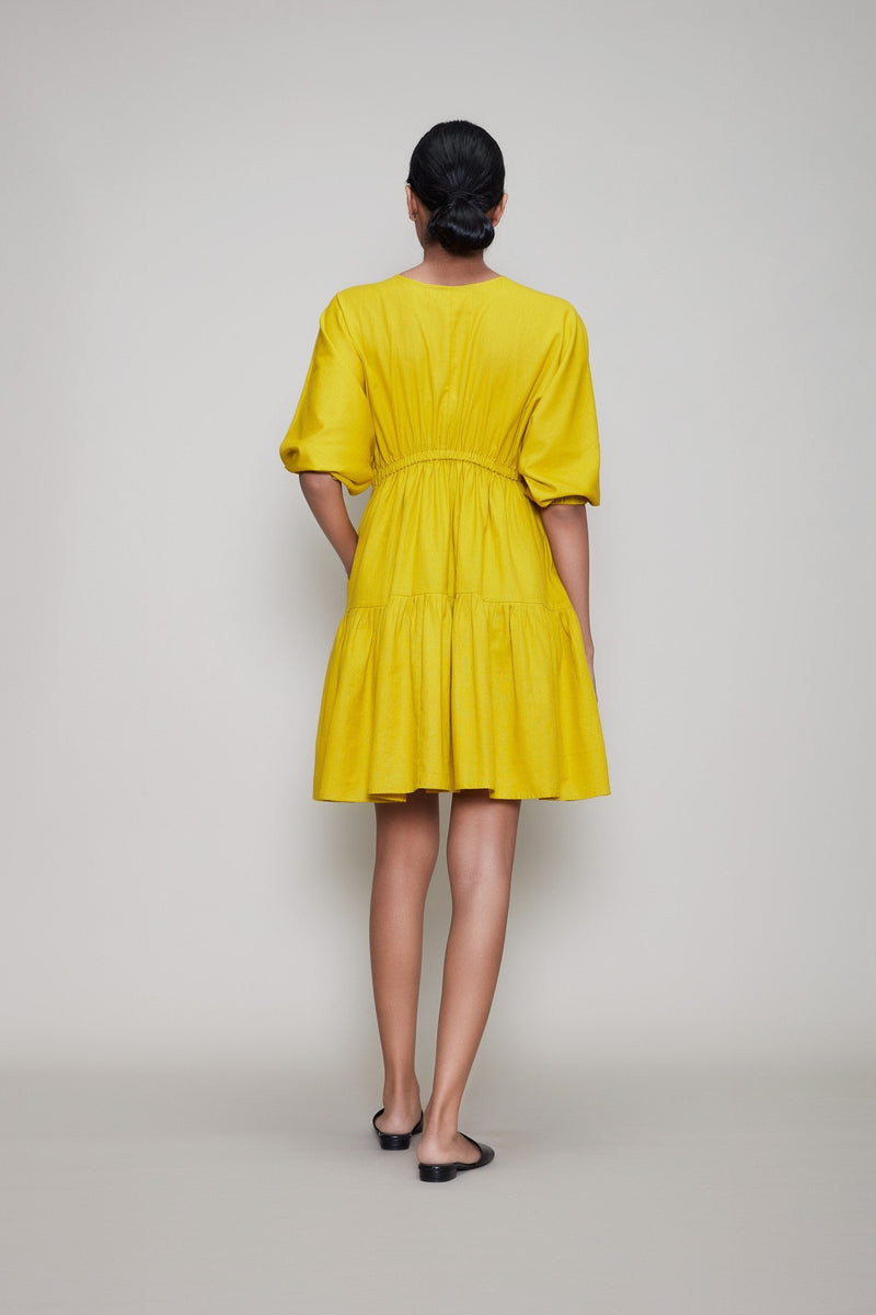 MATI NEW CITRA AAKAAR - YELLOW Dress by Mati for women in Singapore