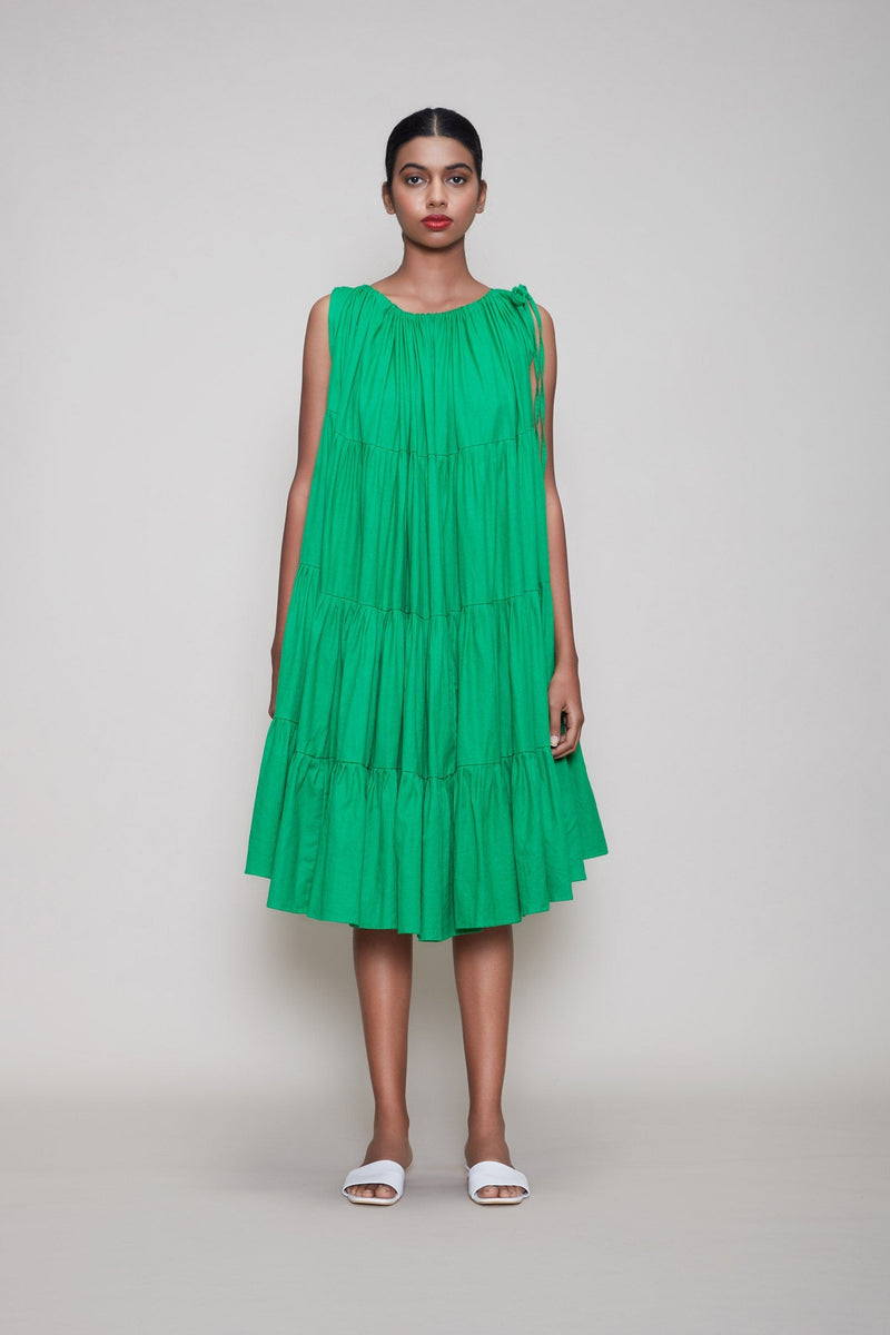 MATI NEW VENA AAKAAR - GREEN Dress by Mati for women in Singapore