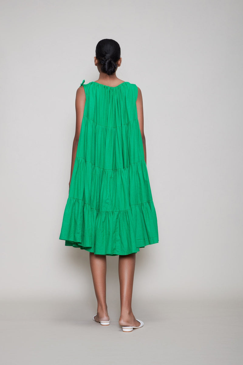 MATI NEW VENA AAKAAR - GREEN Dress by Mati for women in Singapore