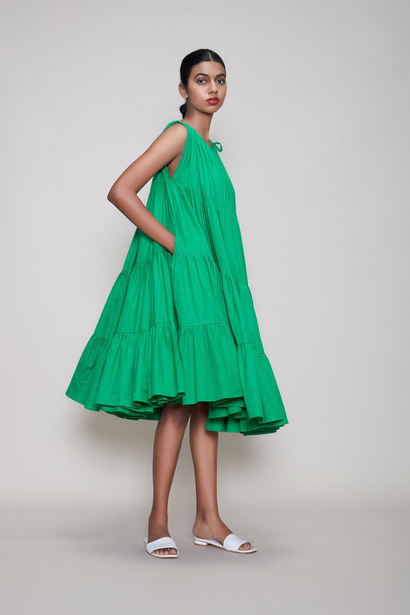 MATI NEW VENA AAKAAR - GREEN Dress by Mati for women in Singapore