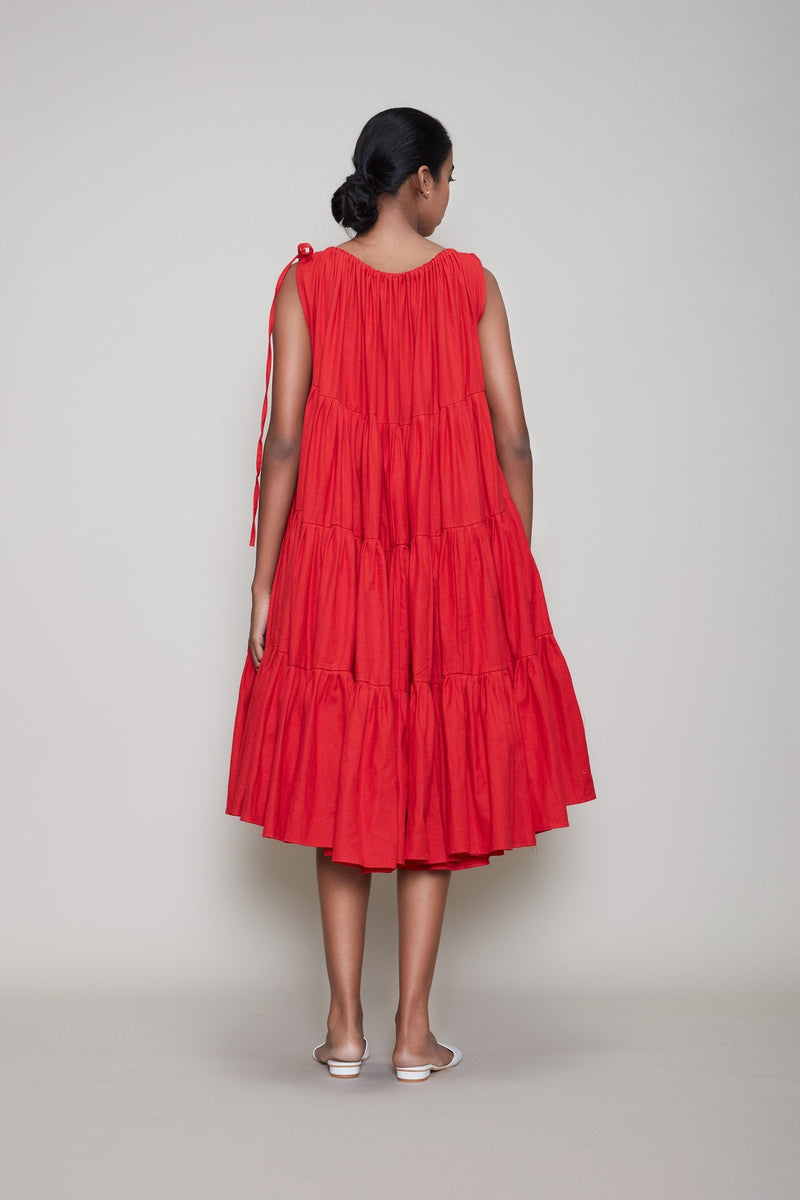 MATI NEW VENA AAKAAR - RED Dress by Mati for women in Singapore