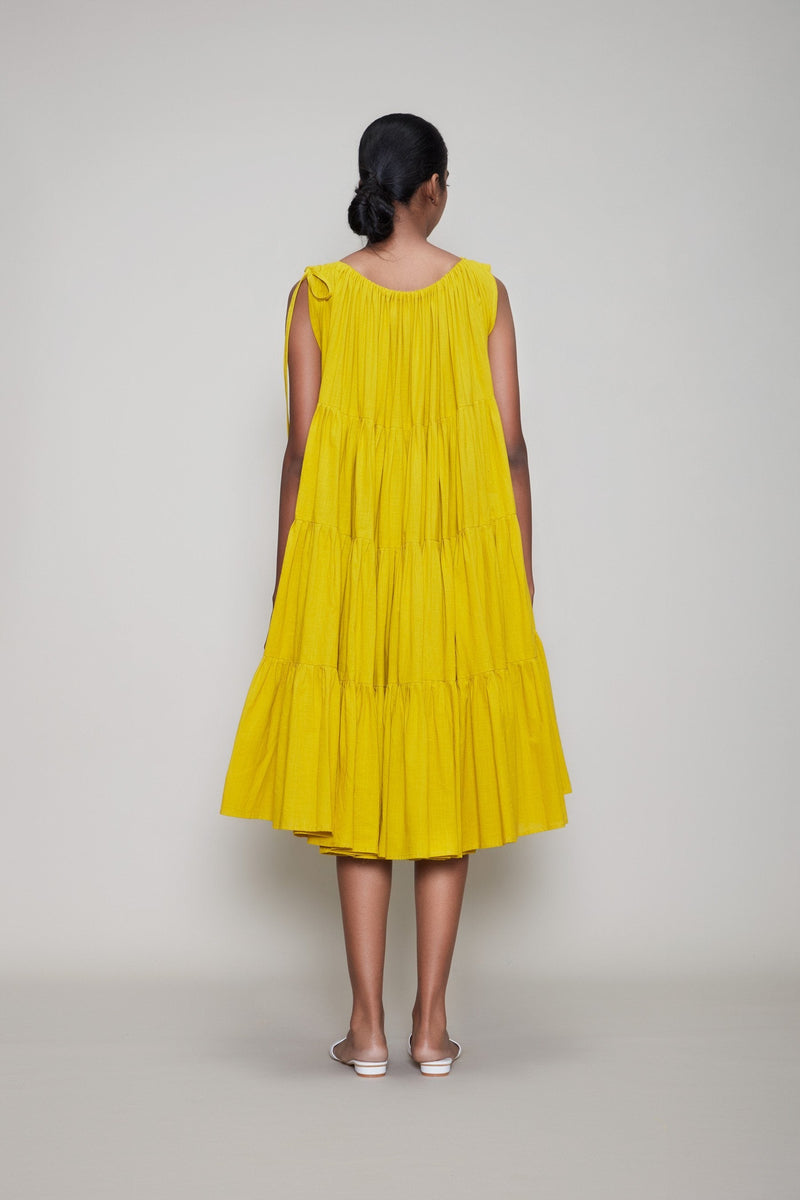 MATI NEW VENA AAKAAR - YELLOW Dress by Mati for women in Singapore