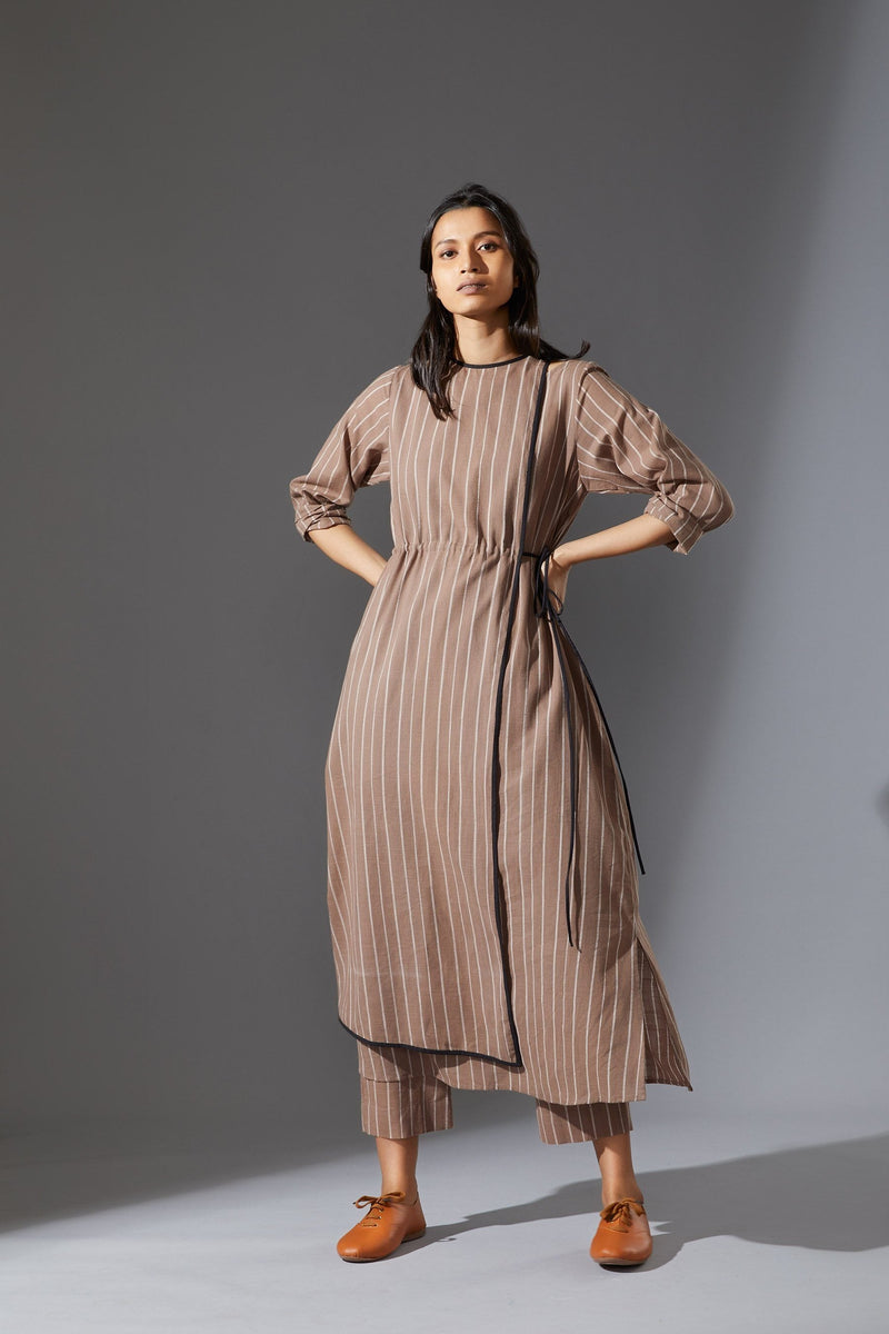 MATI OVERLAP SET - AW BEIGE Co-ord Set by Mati for women in Singapore
