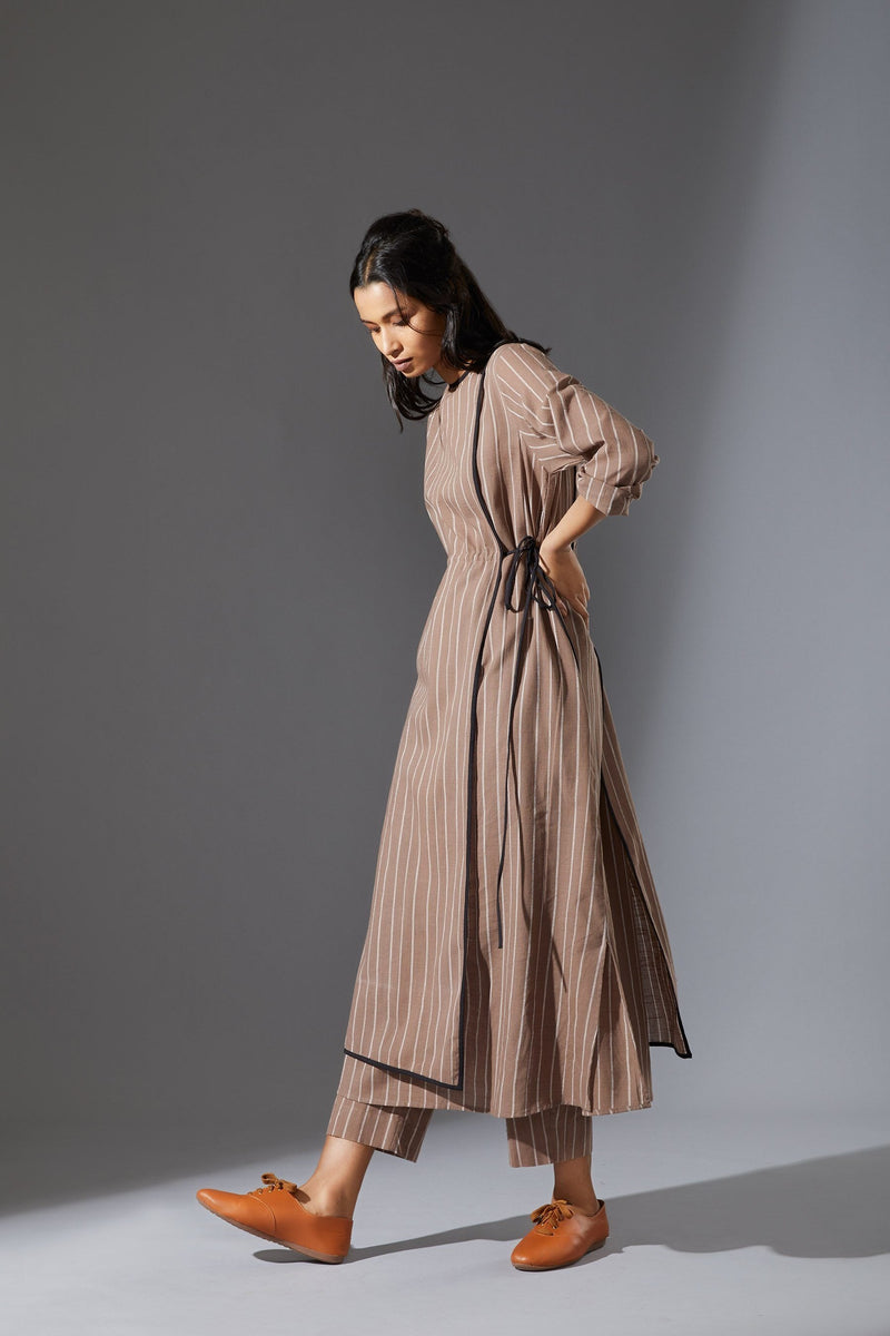 MATI OVERLAP SET - AW BEIGE Co-ord Set by Mati for women in Singapore