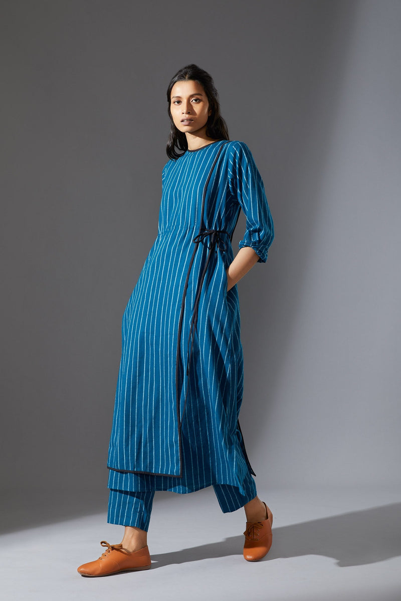 MATI OVERLAP SET - AW BLUE Co-ord Set by Mati for women in Singapore