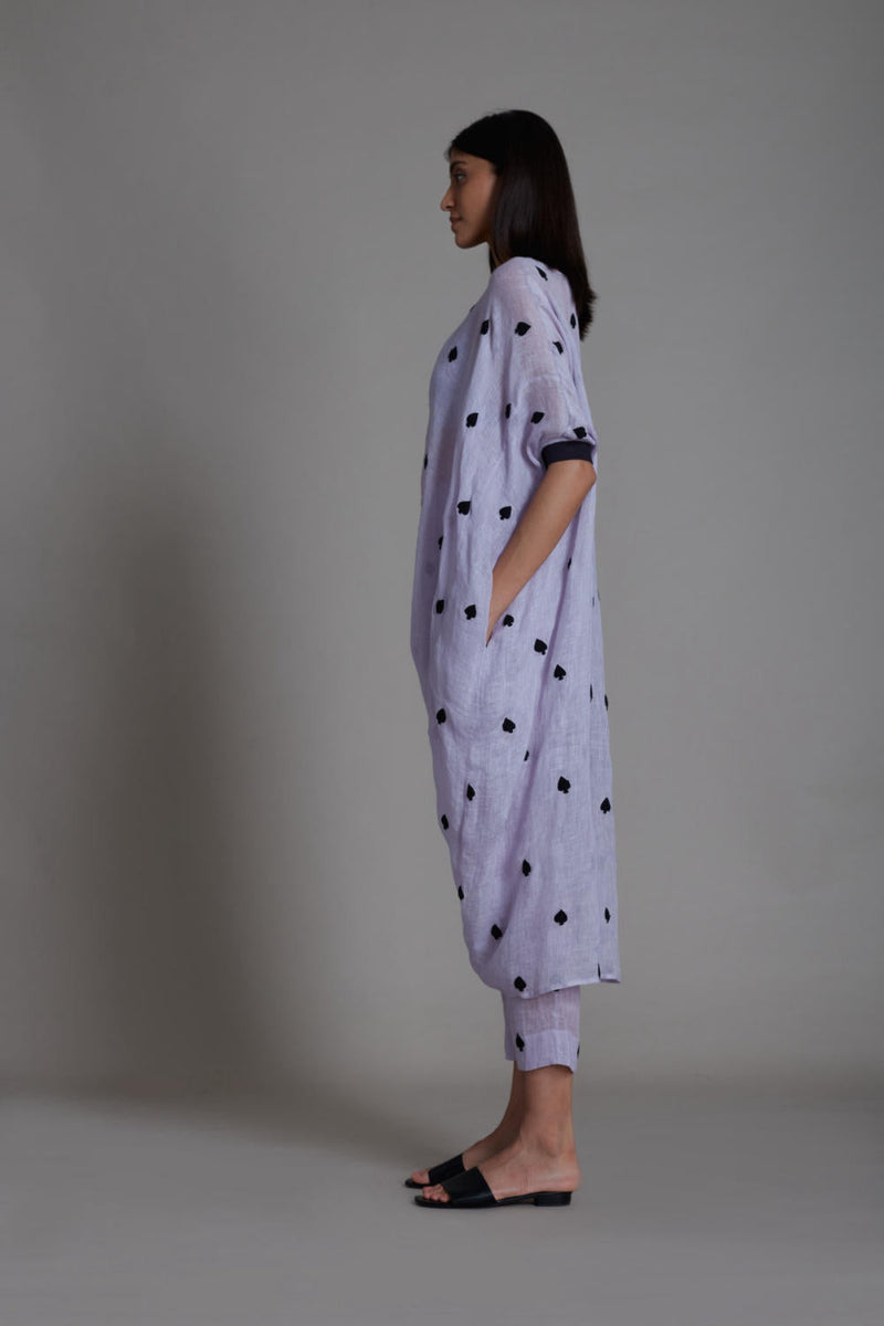 MATI SE CALL PANTS-LAVENDER linen Bottoms by Mati for women in Singapore