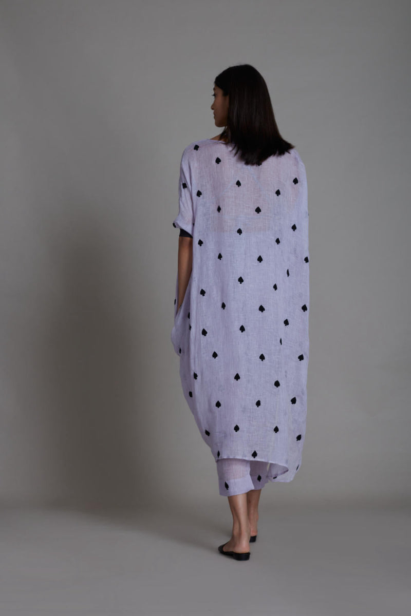 MATI SE CALL PANTS-LAVENDER linen Bottoms by Mati for women in Singapore