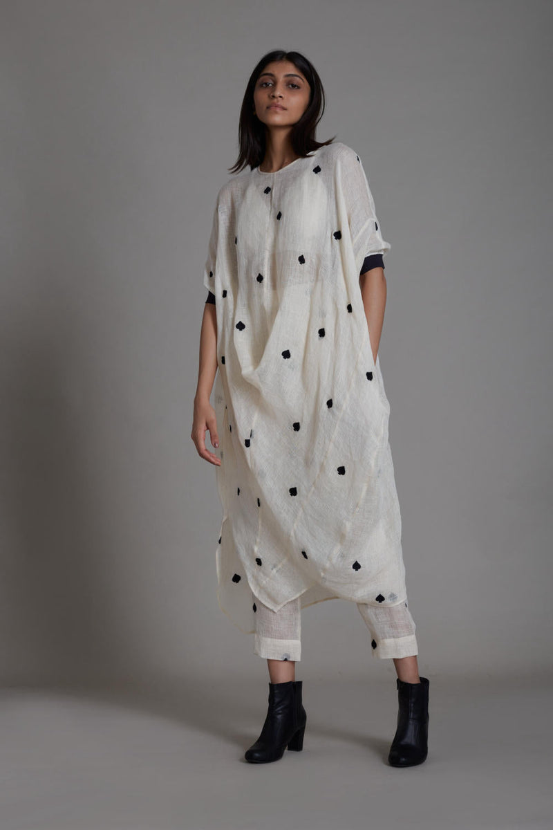 MATI SE CALL PANTS-OATMEAL linen Bottoms by Mati for women in Singapore