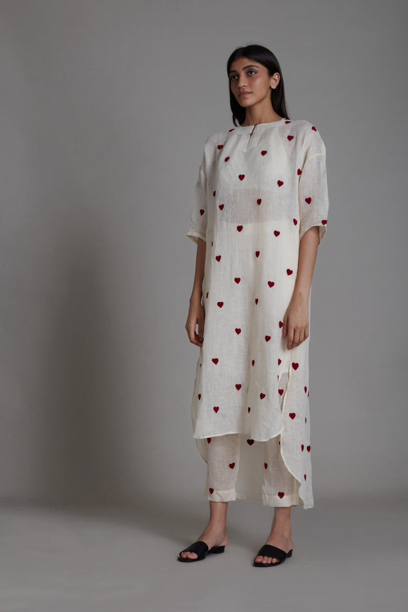MATI SE TRUMP CARD PANTS-OATMEAL linen Bottoms by Mati for women in Singapore