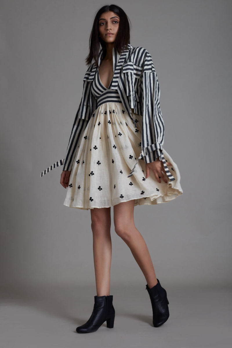 MATI SHUFFLE JACKET-BLACK STRIPE Jackets & Overlays by Mati for women in Singapore