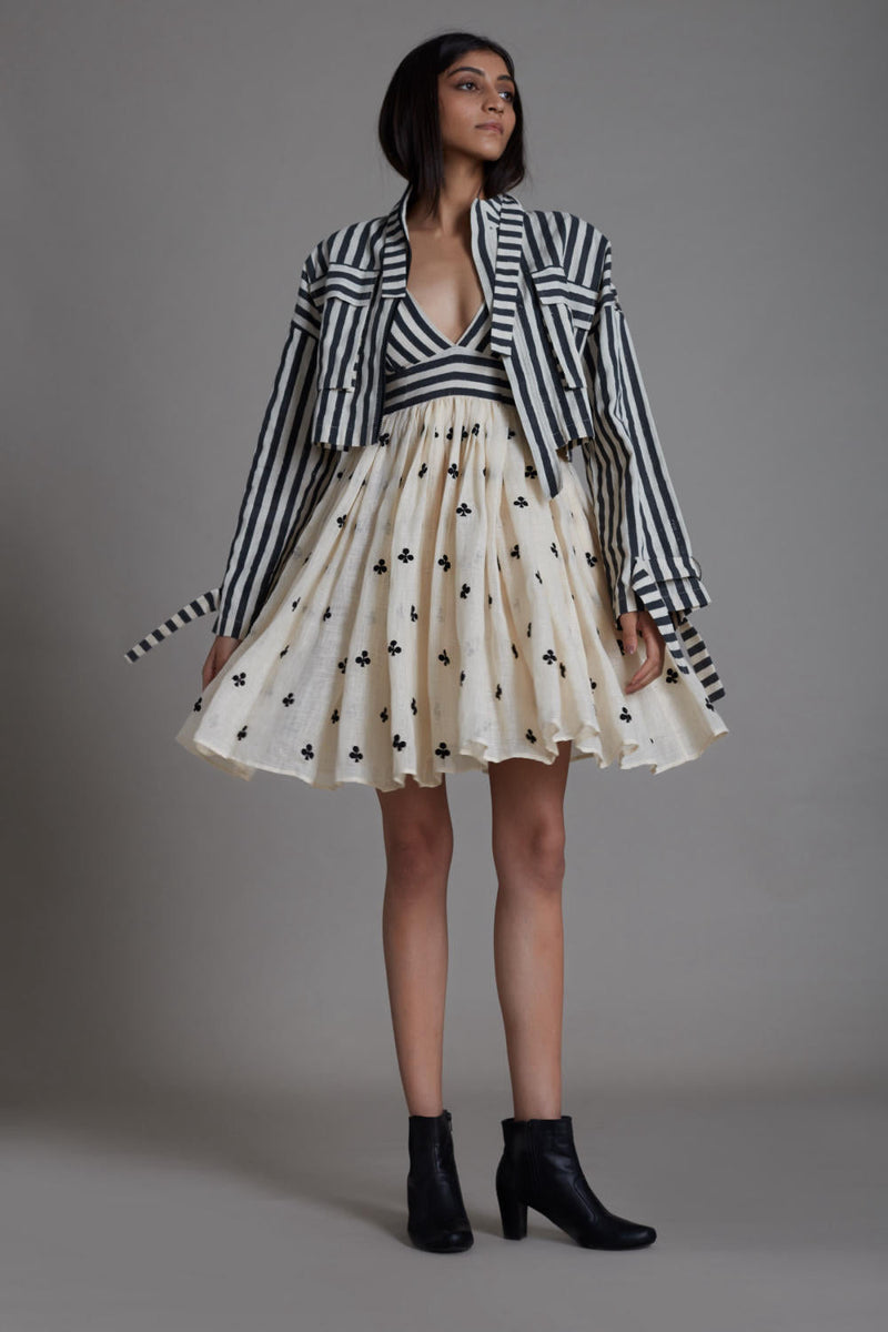 MATI SHUFFLE JACKET-BLACK STRIPE Jackets & Overlays by Mati for women in Singapore