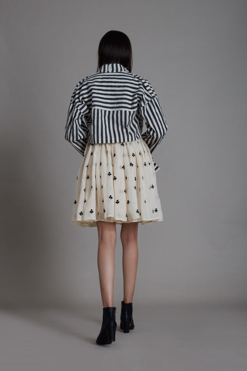 MATI SHUFFLE JACKET-BLACK STRIPE Jackets & Overlays by Mati for women in Singapore