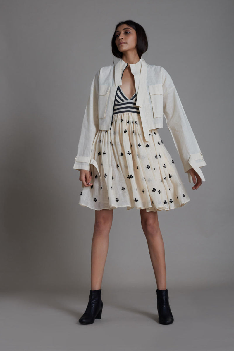 MATI SHUFFLE JACKET-OATMEAL Jackets & Overlays by Mati for women in Singapore