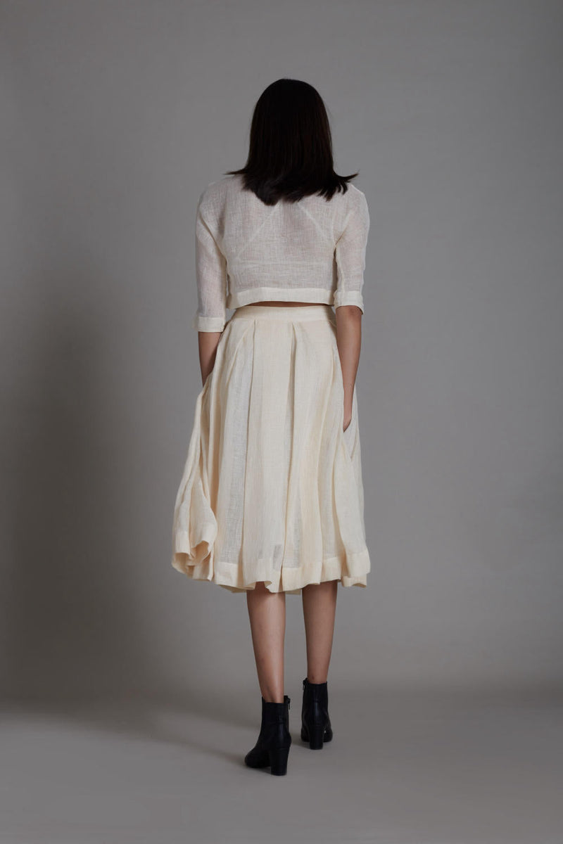 MATI SOLO SPADE SET-OATMEAL linen by Mati for women in Singapore