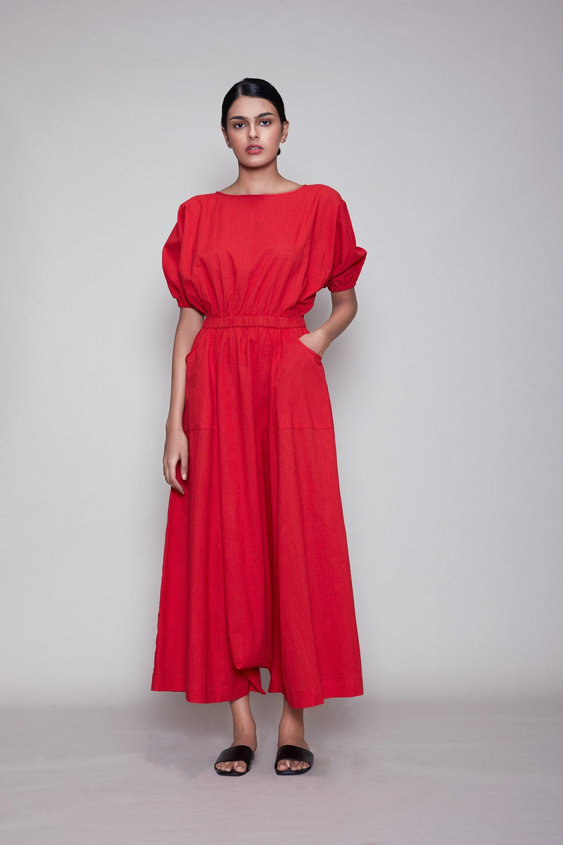 MATI SPHARA JUMPSUIT - RED Jumpsuits by Mati for women in Singapore