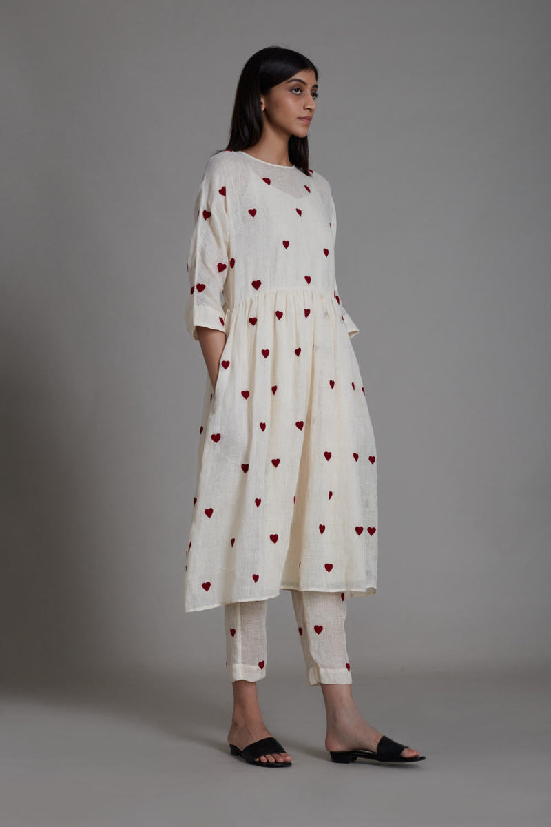 MATI TEEN PATTI SET-OATMEAL linen Co-ord Set by Mati for women in Singapore