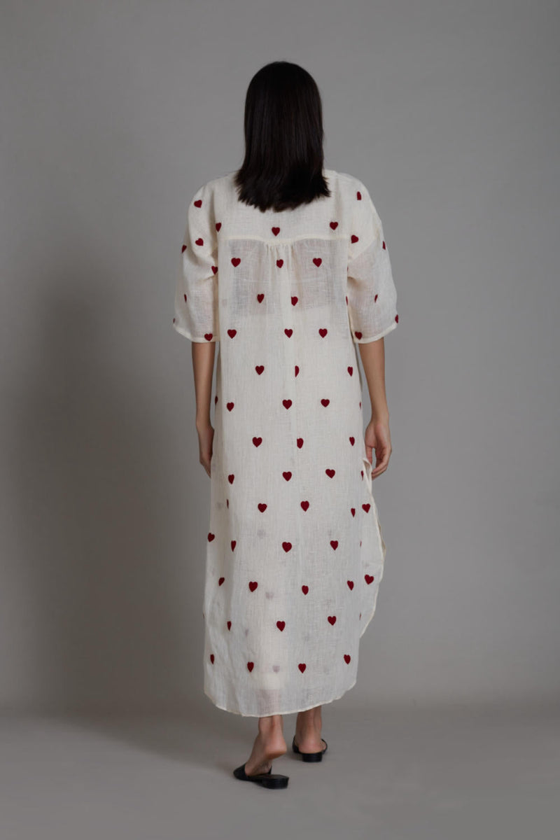 MATI TRUMP CARD SET-OATMEAL (set of 2) linen Co-ord Set by Mati in white color for women in Singapore