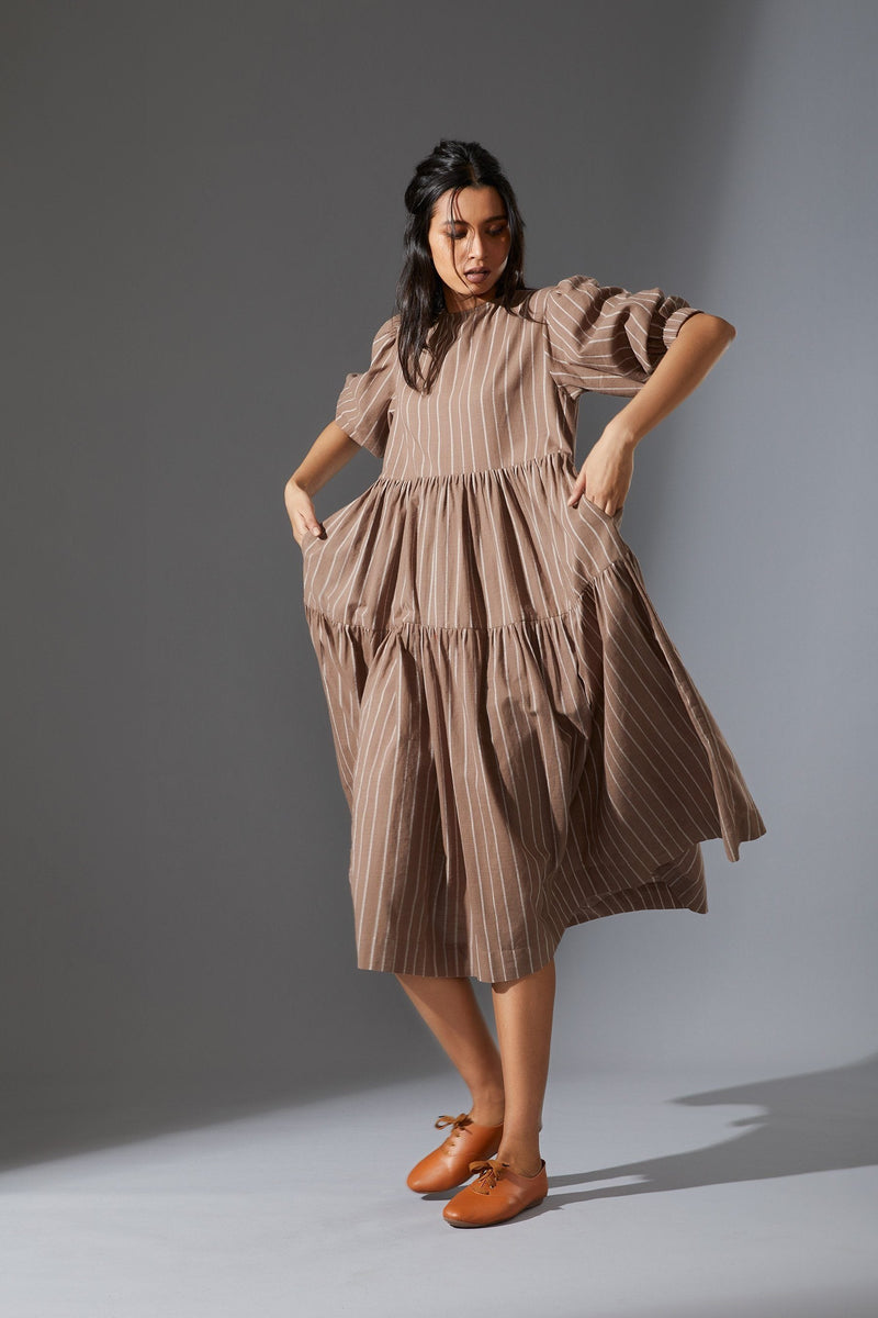 MATI VASARA AAKAAR - AW BEIGE Dress by Mati for women in Singapore