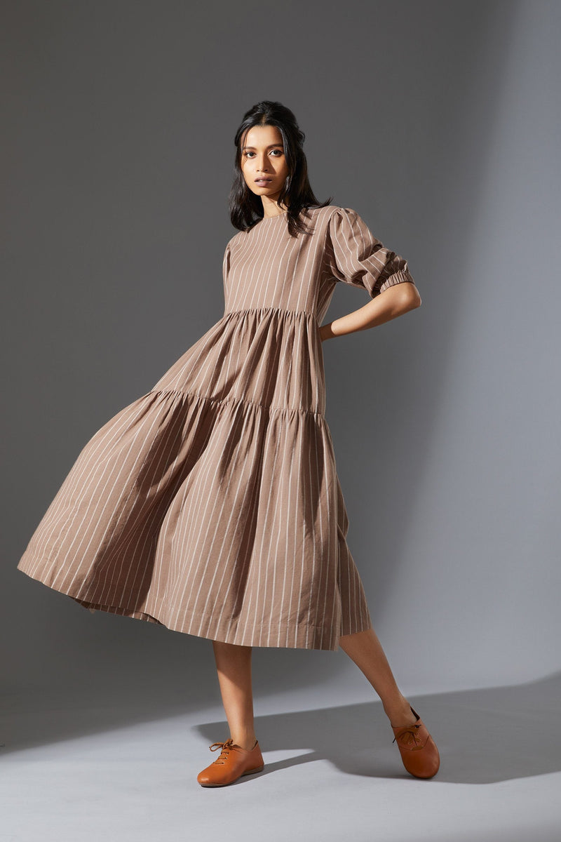 MATI VASARA AAKAAR - AW BEIGE Dress by Mati for women in Singapore