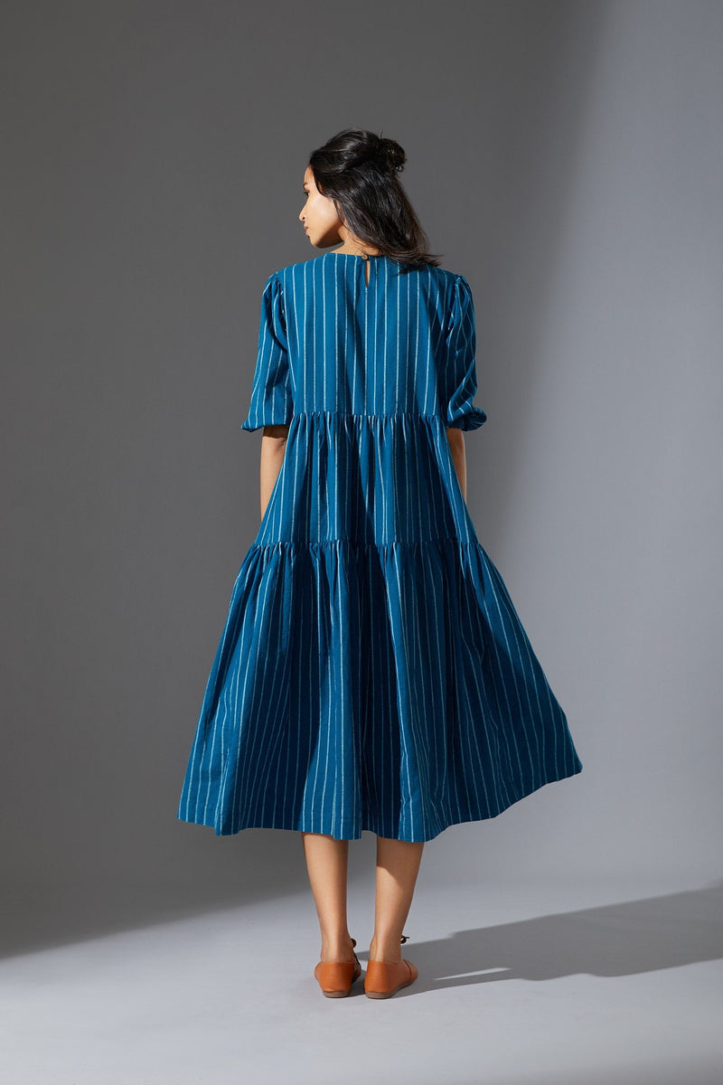 MATI VASARA AAKAAR - AW BLUE Dress by Mati for women in Singapore