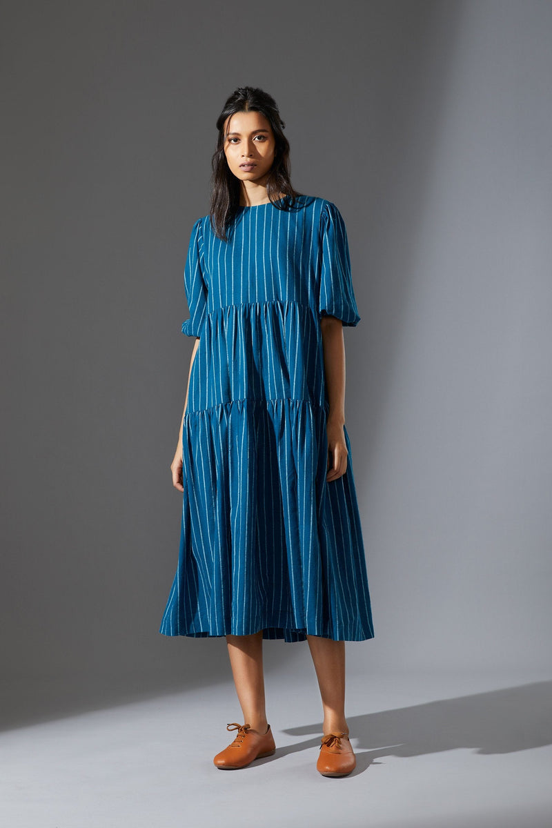 MATI VASARA AAKAAR - AW BLUE Dress by Mati for women in Singapore