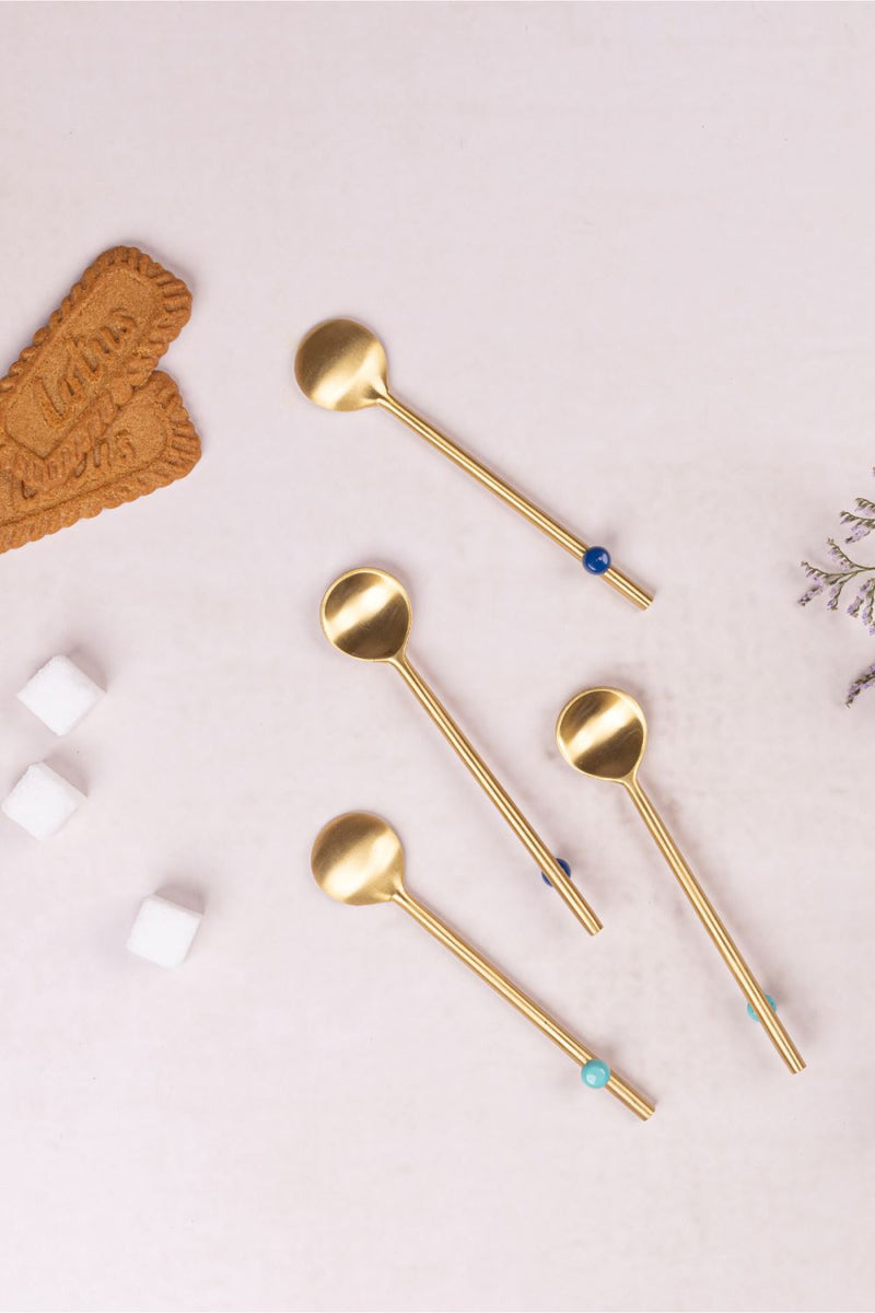 Mini Dana Spoons-Set of 4 linen by Gado Living for in Singapore