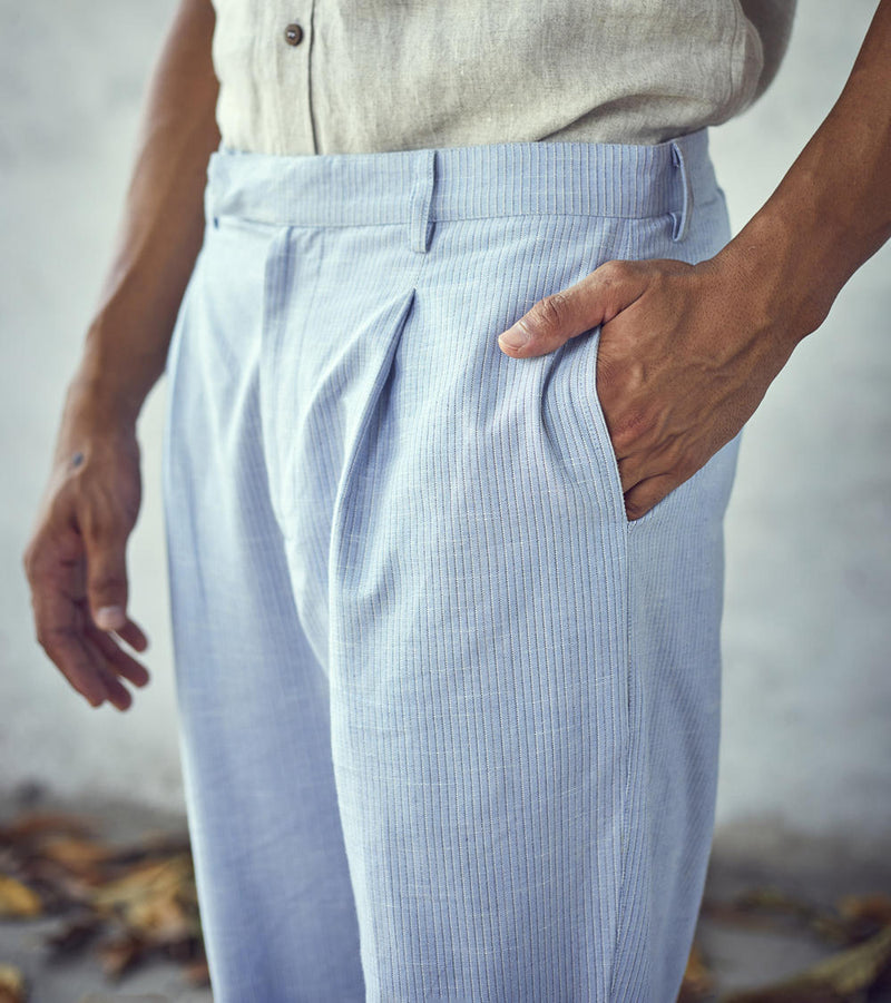 Misty Cloud Trouser by Khara Kapas Men for men in Singapore