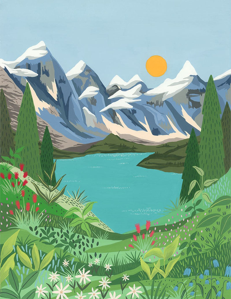 Moraine Lake Banff Canada Fine Art Print Art Em+Co Art