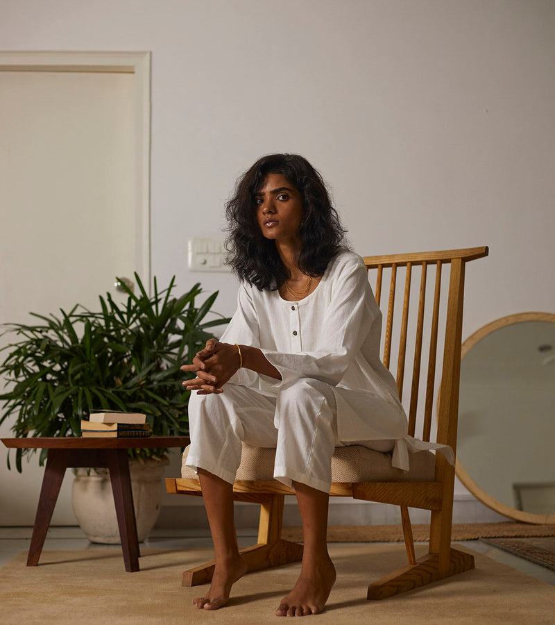 Morning Light Co-ord Set Lounge Wear by Khara Kapas for women in Singapore