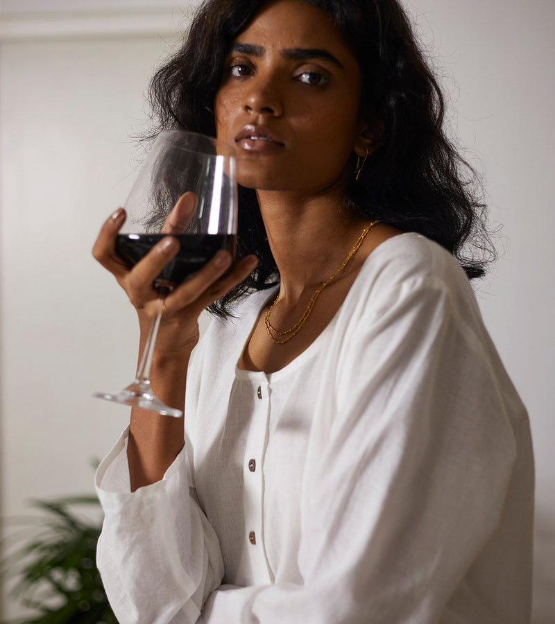 Morning Light Co-ord Set Lounge Wear by Khara Kapas for women in Singapore