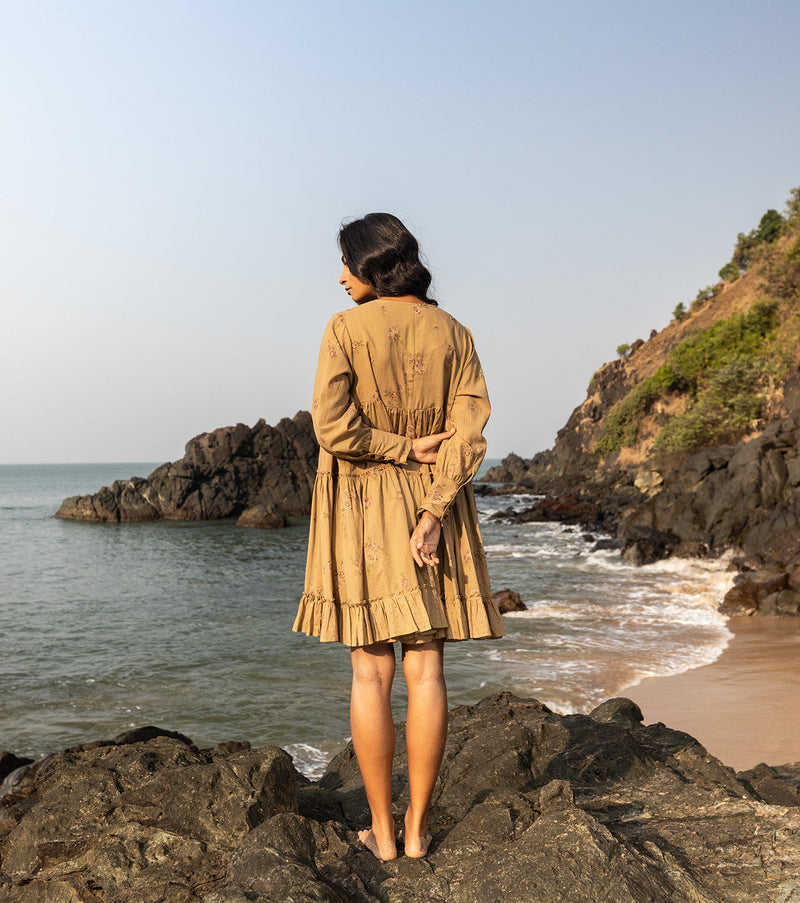 Moss pie Dress by Khara Kapas for women in Singapore