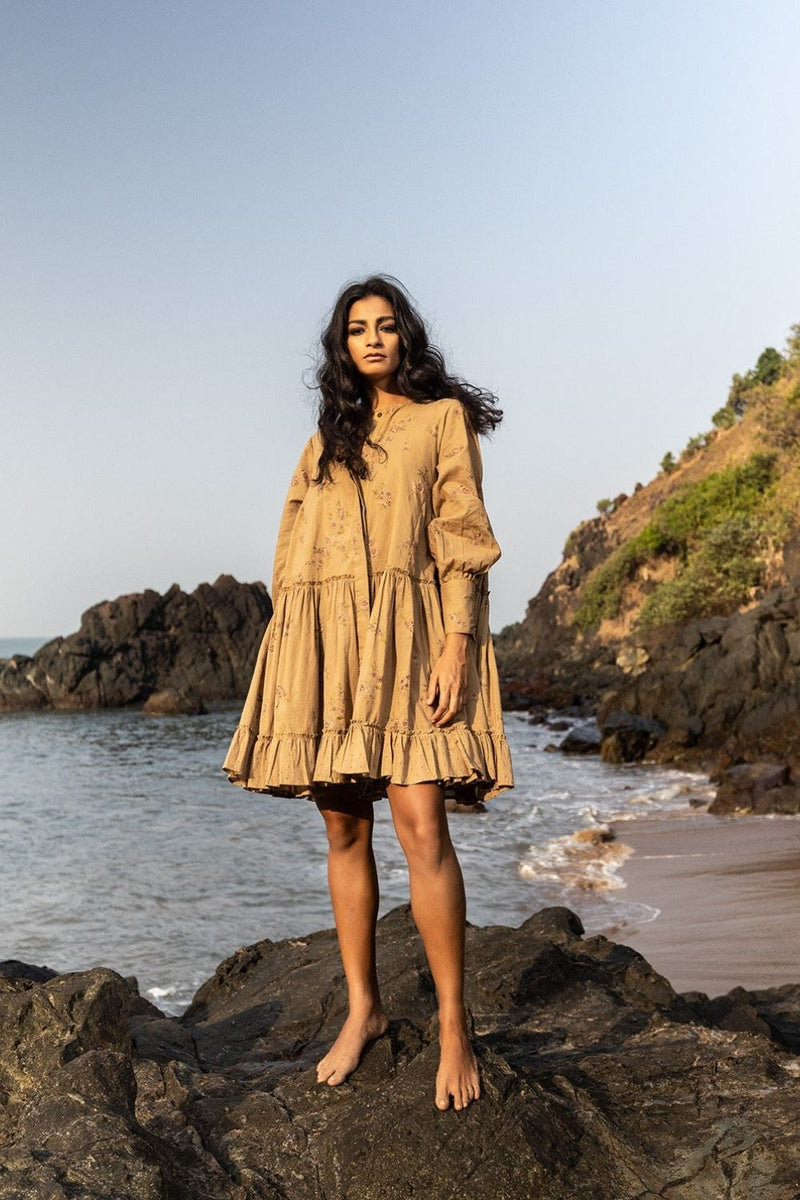 Moss pie Dress by Khara Kapas for women in Singapore