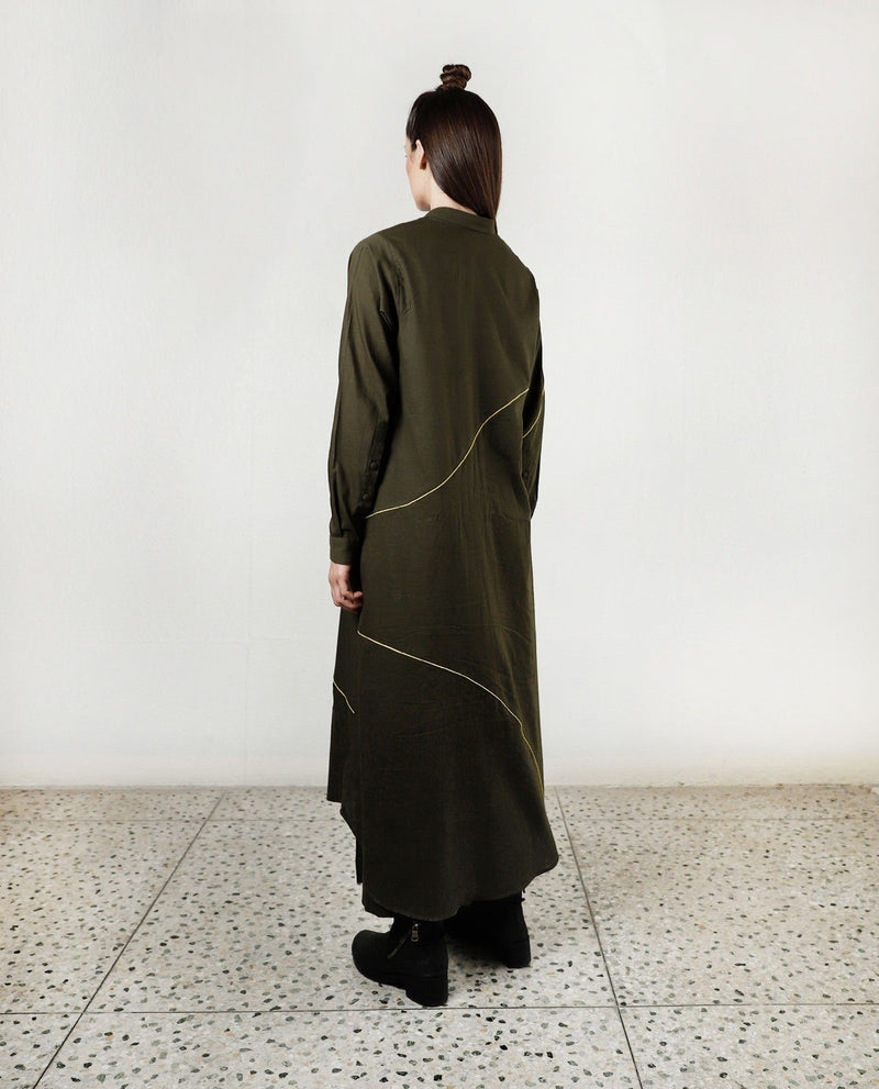 MOVEMENT OLIVE OVERLAY SHIRT Fashion Rias