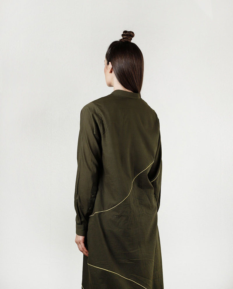 MOVEMENT OLIVE OVERLAY SHIRT Fashion Rias