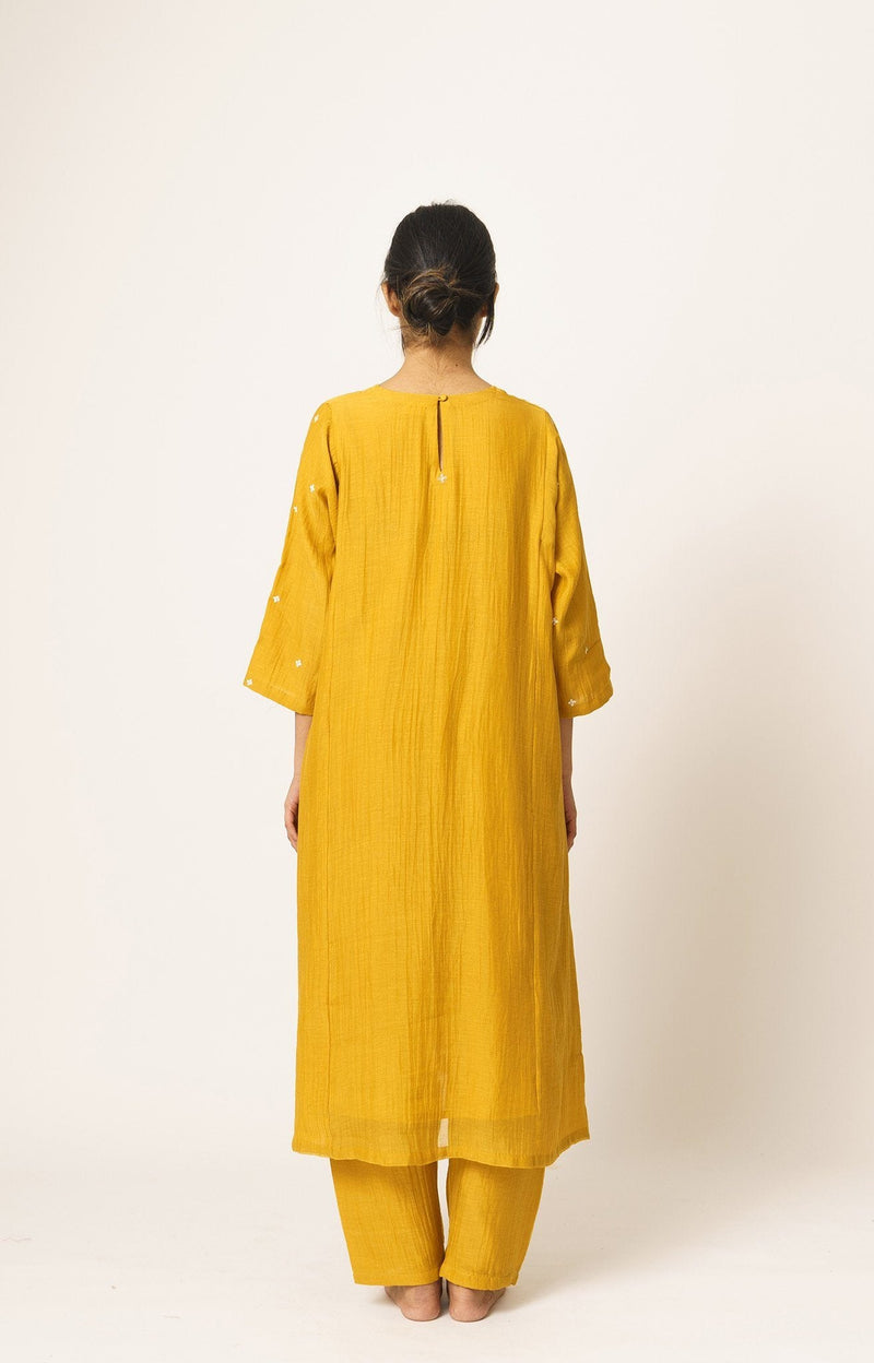 Mustard Aayat Kurta and Pant Set Fashion DOT