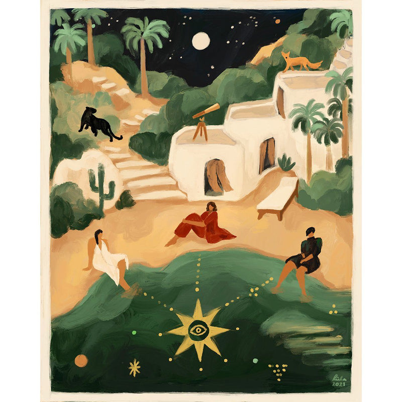 Night of the Oasis Art Richa Kashelkar